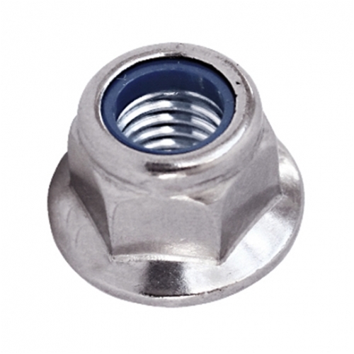 A2 Stainless Steel Flanged Nyloc Nuts Flange Nut DIN 6926 M6-50 Pack