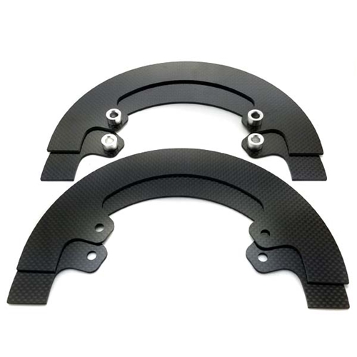 Go Kart Rear Sprocket Guards Carbon Fiber Sprocket Guard 4 Hole