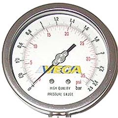 Vega Precision Tire Gauge - 0 to 35 PSI