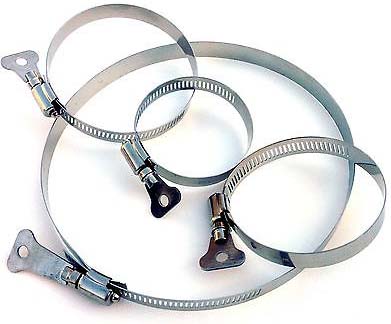 Hose Clamp w/T-nut  2 1/2 in to 3 1/2in.