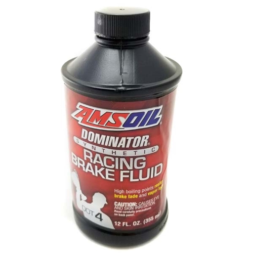 DOT 4 Synthetic Racing Brake Fluid - 12 ounce Bottle