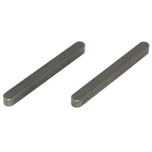 Axle Key 8mm wide x 6mm thick x 60mm long - No Pegs