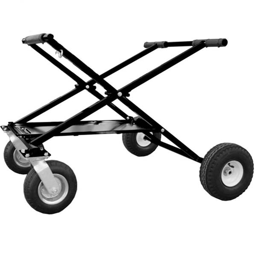Streeter Shorty Big Foot 1&quot; Roller Stand with Tray - Black
