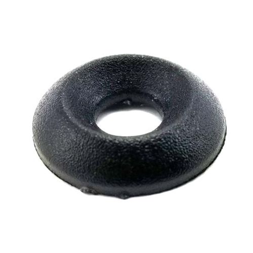 Conical Washer 1/4&quot; Hole - Black Plastic
