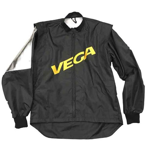 Youth Kart Racing Jacket Black with Vega Logo by VGear