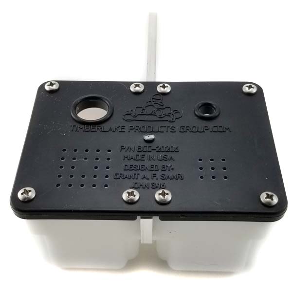 4 Cycle Go Kart Engine Accessories Dual Catch Can for Briggs LO 206