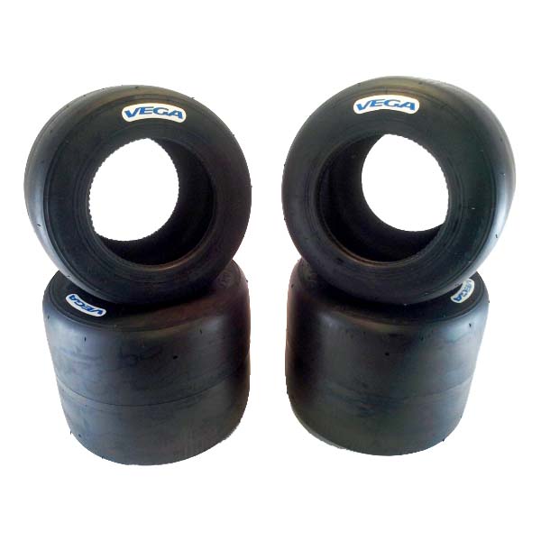 Go Kart Vega 6" Tires Vega MCH Blue Dirt Kart Tire Set