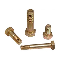 Hex Head Bolt 3/8-24 x 4 1/2" Drilled