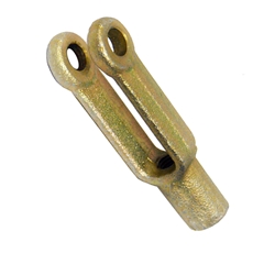 Clevis - Female Steel for 1/4"-28 Rods