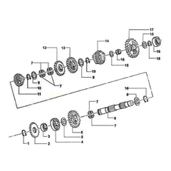 #10 E-clip for Transmission Shaft (3 Req)