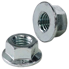 Metric Flange Nut 6mm (6 Pack)