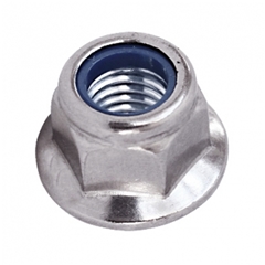 Metric Flange Nylock Nut 8mm x 1.25