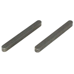 Axle Key 8mm wide x 6mm thick x 60mm long - No Pegs