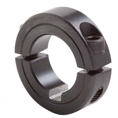 Steel Lock Collar - Two Piece - 1 1/4" bore - 1/4" keyway