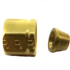 Brake Nut and Ferrule - 3/16"