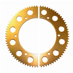 RLV #219 Rear Sprocket - Split Style, Aluminum