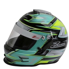 Zamp RZ-42Y Youth Helmet - Green/Silver