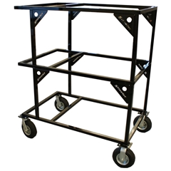 Triple Kart Rack Stand Sprint by Streeter - Black