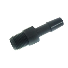 Plastic Fitting - Straight 1/8" NPT x 1/4" Tube