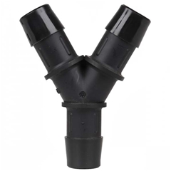 Y Fitting for 5/8" Hose - Plastic