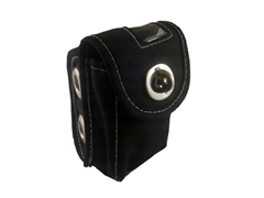 Transponder Pouch Black - Metal Locking Clasp