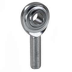 Tie Rod End - 3/8"-24 RH Male Thread w/Teflon Insert - 3/8" hole - High Quality