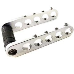 Tubular Billet Aluminum Pedal Extensions - 4 3/4 inch
