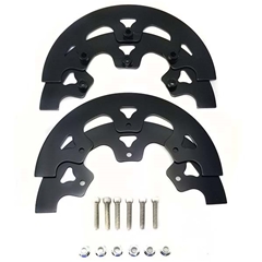 Black Aluminum Sprocket Guard 9" Light Weight 