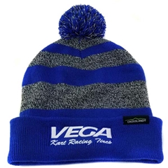 Beanie Hat, Sock Cap - Blue and Gray