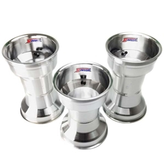 Van K Silver Machined Three Wheel Oval Kart Set