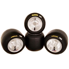 Vega MCS Yellow Tire & VanK Wheel Set - Mounted