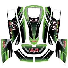 VLR Emerald Graphics Kit 2022 - Green for KG 506 Bodies