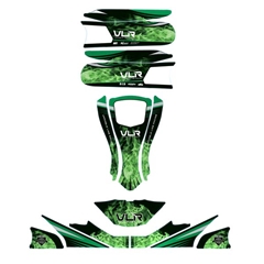 VLR Emerald Graphics Kit - Green for KG FP7 Bodies