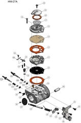 #37 X30 Butterfly/Shutter<br>X30 Tillotson Carburetor