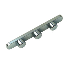 Axle Key - 3 Pegged 8mm wide x 3mm thick x 60mm long