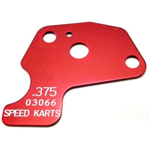 Restrictor Plate - Red .375 by Speed Karts