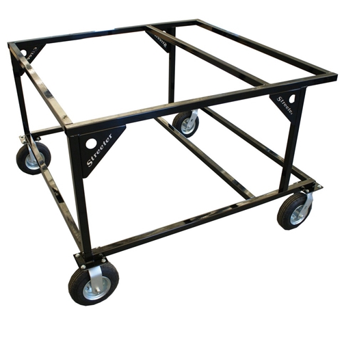Double Kart Rack Stand - Oval - Black by Streeter