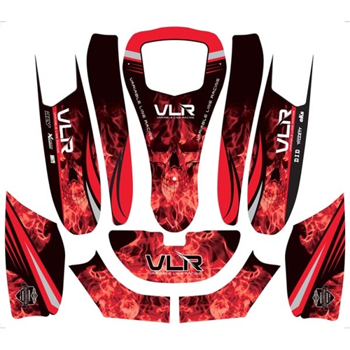 VLR Emerald Graphics Kit - Red for KG 506 Bodies