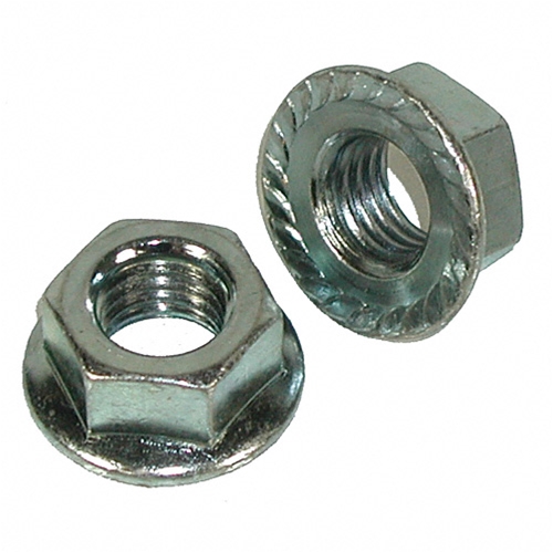 Flange Nut 1/4-20 Serrated (12 Pack)