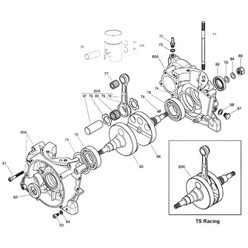 #76 Key - Mag Side of Crank