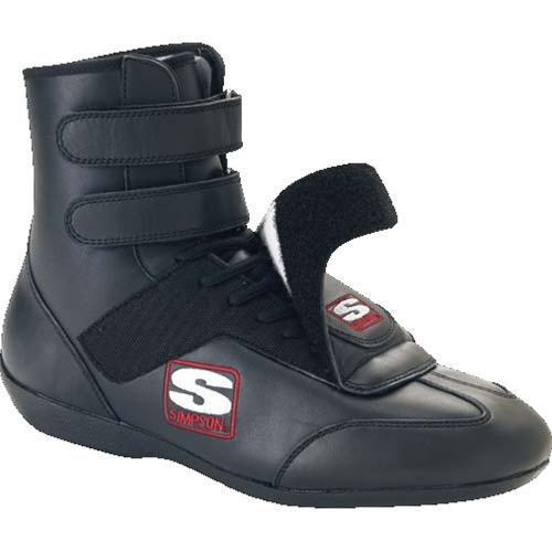 Go Kart Safety Equipment | Shoes | Simpson Leather Shoe - Black
