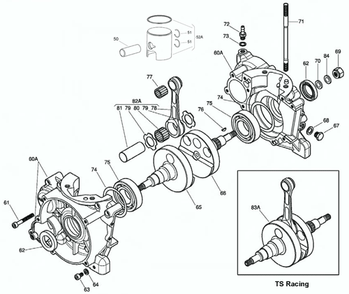 X30 Crankcase & Piston